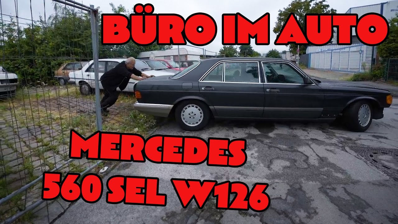 MERCEDES 560 SEL - das rollende B&uuml;ro der 80er 🚙🧑🏼&zwj;💻 | Essen Motor Show 2023 😎