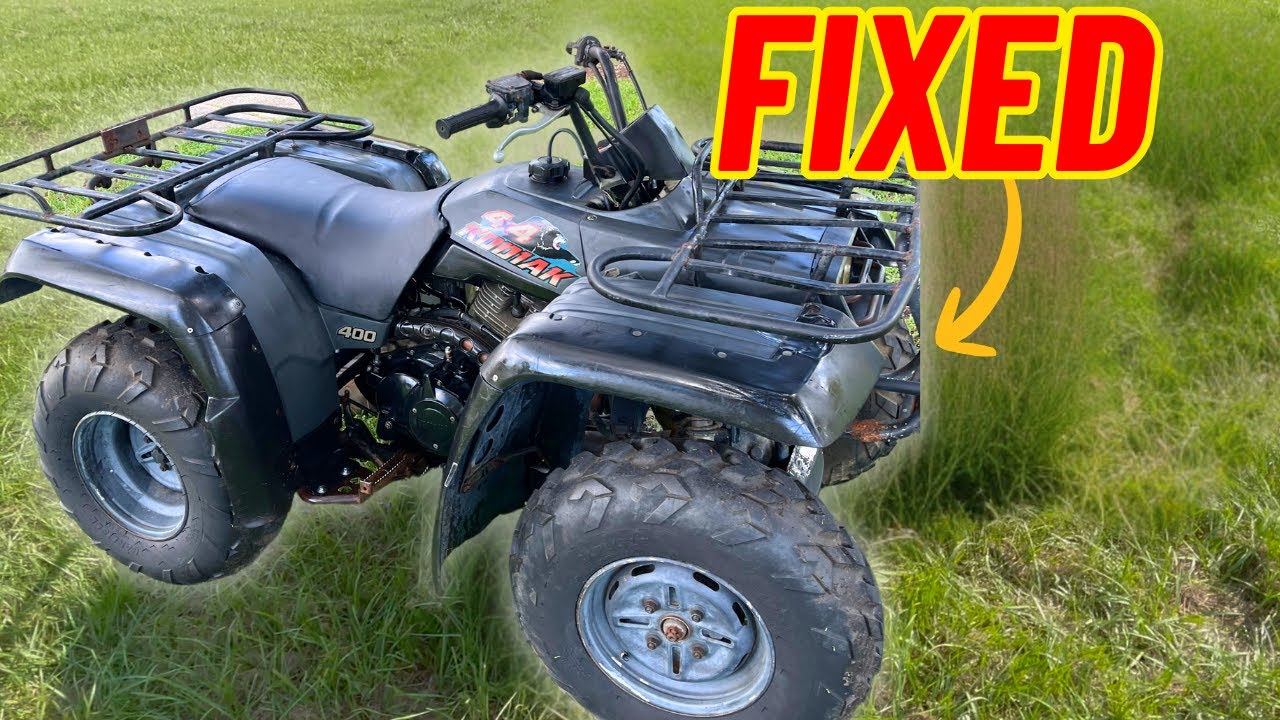 Они сказали, что этот квадроцикл не подлежит починке?! Yamaha Kodiak 400 4X4