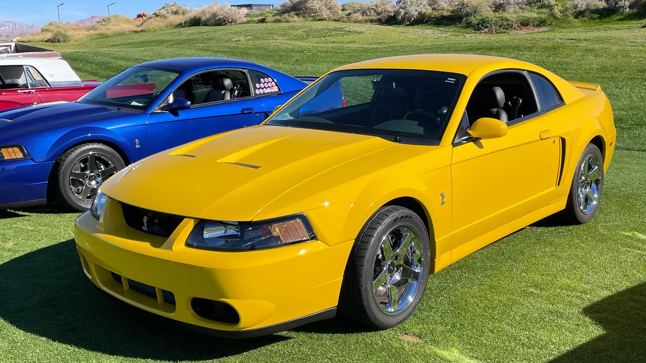Терминаторы Mustang Cobra 2003 и 2004 годов на автосалоне