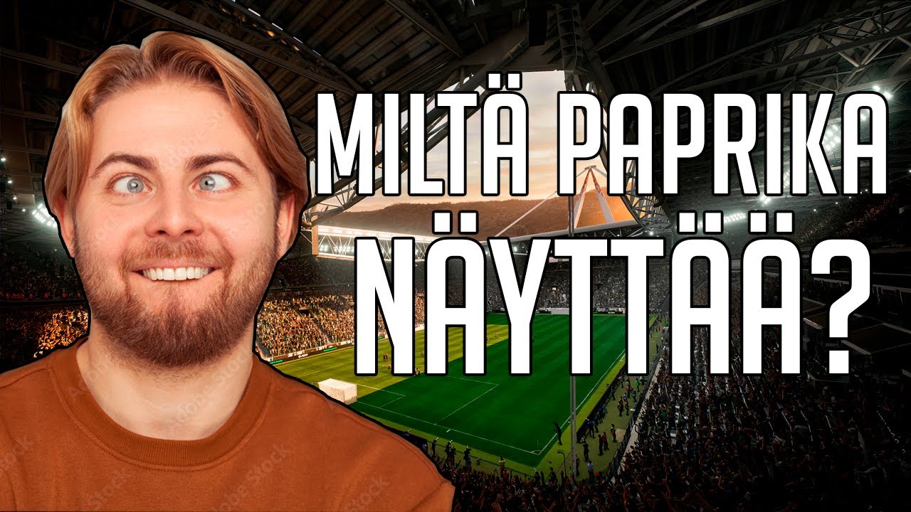 JOPE UNOHTI MILTÄ PAPRIKA NÄYTTÄÄ...