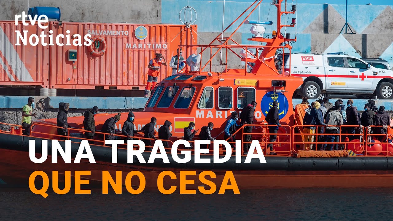 La llegada de INMIGRANTES a CANARIAS aumenta un 120% respecto a 2020 | RTVE Noticias