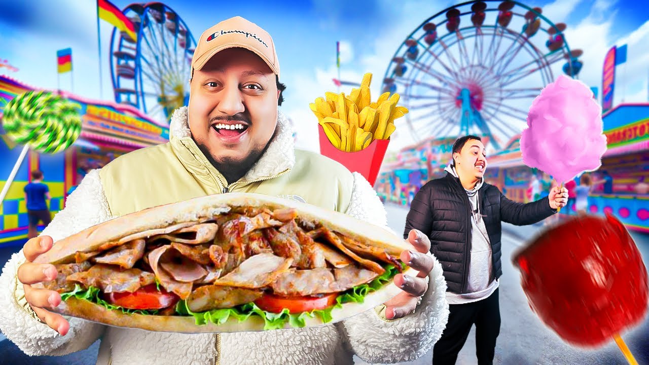 on TESTE toute la FOOD de la FETE FORAINE