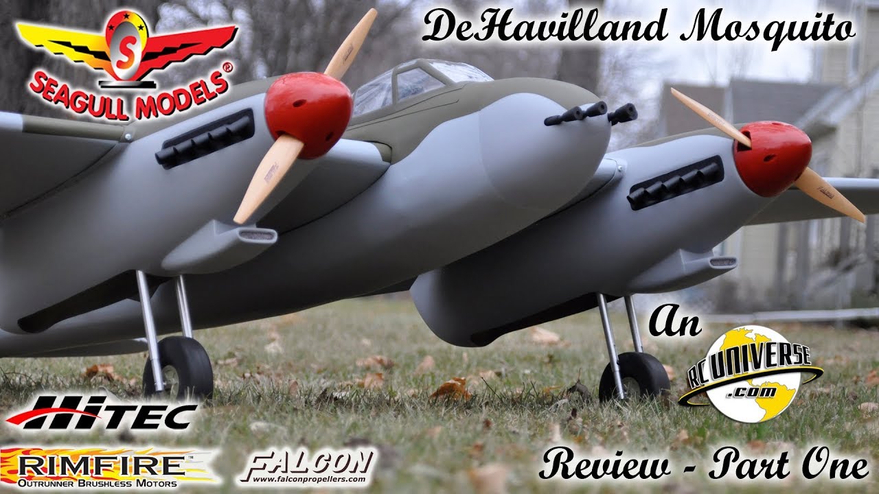 Обзор модели Seagull Models DeHavilland Mosquito ARF. Часть первая.