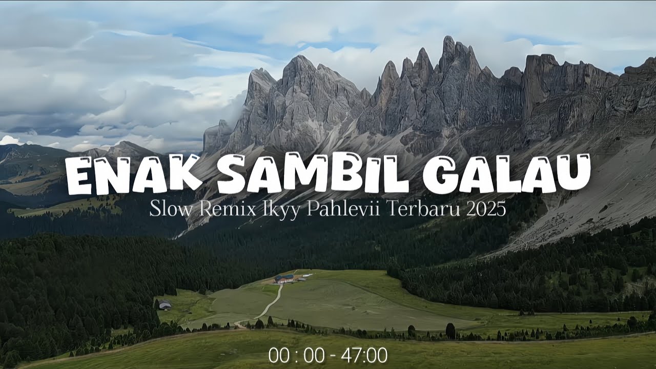 Enak Sambil Galau - Chill Vibes [ Ikyy Pahlevii Slow Remix Terbaru 2025 ] 🎵