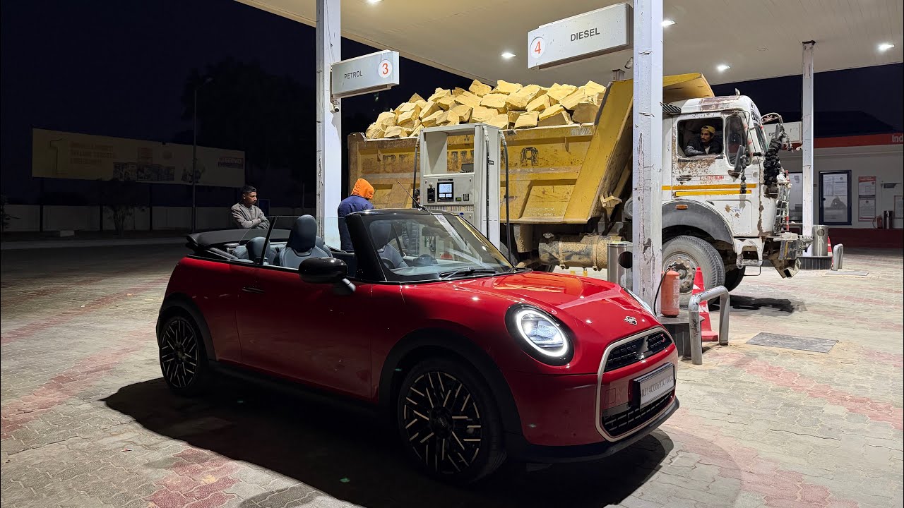 Jaisalmer 5AM Drive In Topless 2026 Mini Cooper S | 4K POV ASMR