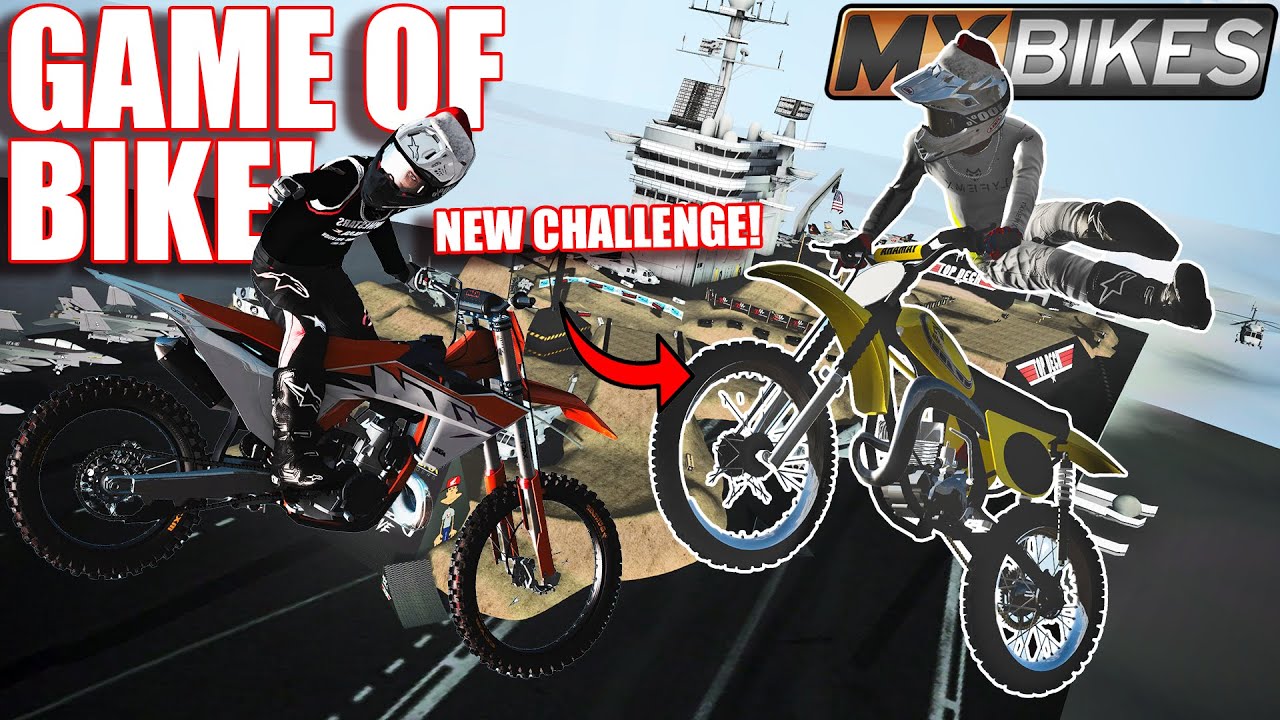 GAME OF BIKE BUT WE ADDED A HUGE CHALLENGE... (MXBIKES)