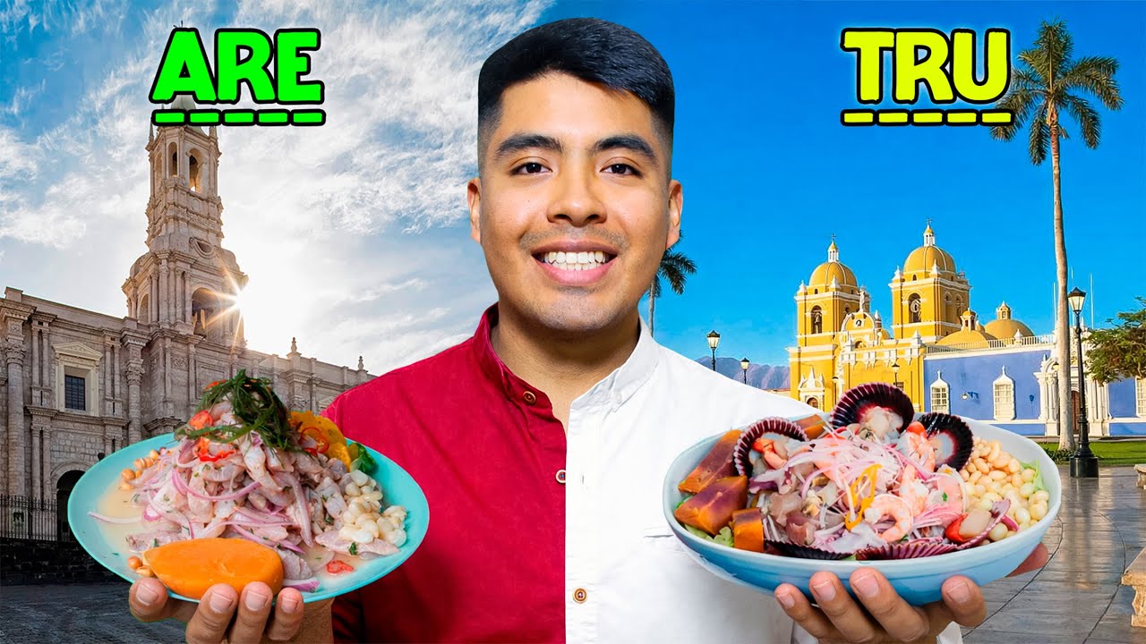 Comí CEVICHE en TRUJILLO Y AREQUIPA 🔥