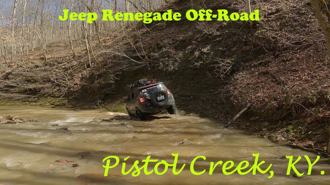 Jeep Renegade Off-Road at Pistol Creek, KY.