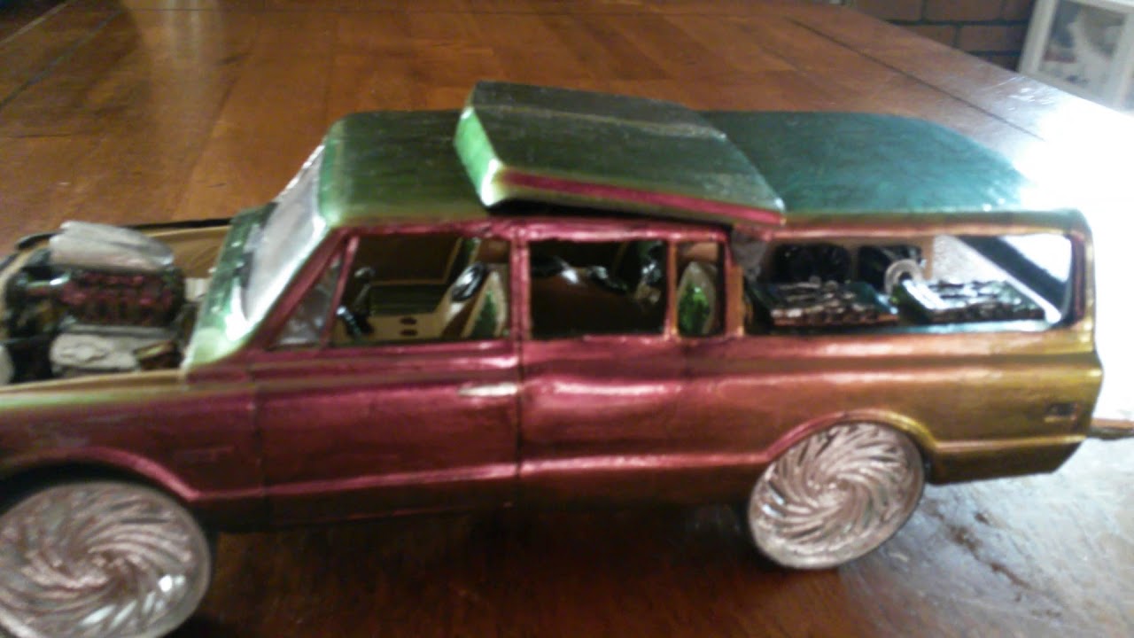 Amt 72 fleetside pickup truck custom into a 72 3dr suburban