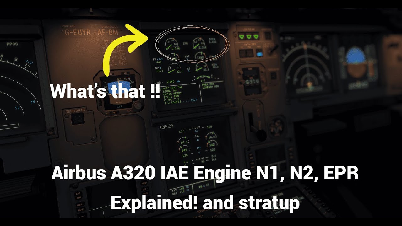 Airbus A320✈️ Engine IAE 2500V Startup | N1, N2, EPR | Nacelle Chine Explained by Real Pilot