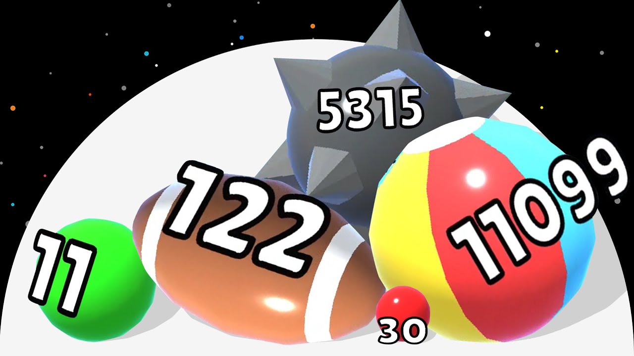 Max Level Spiky Balls! - ROLLING BALLS SWALLOWING (Colorful ASMR Gameplay) #gameluctus #ballrun