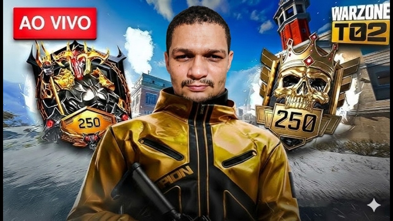 🔴LIVE DE WARZONE RANKED EM BUSCA DO TOP 250