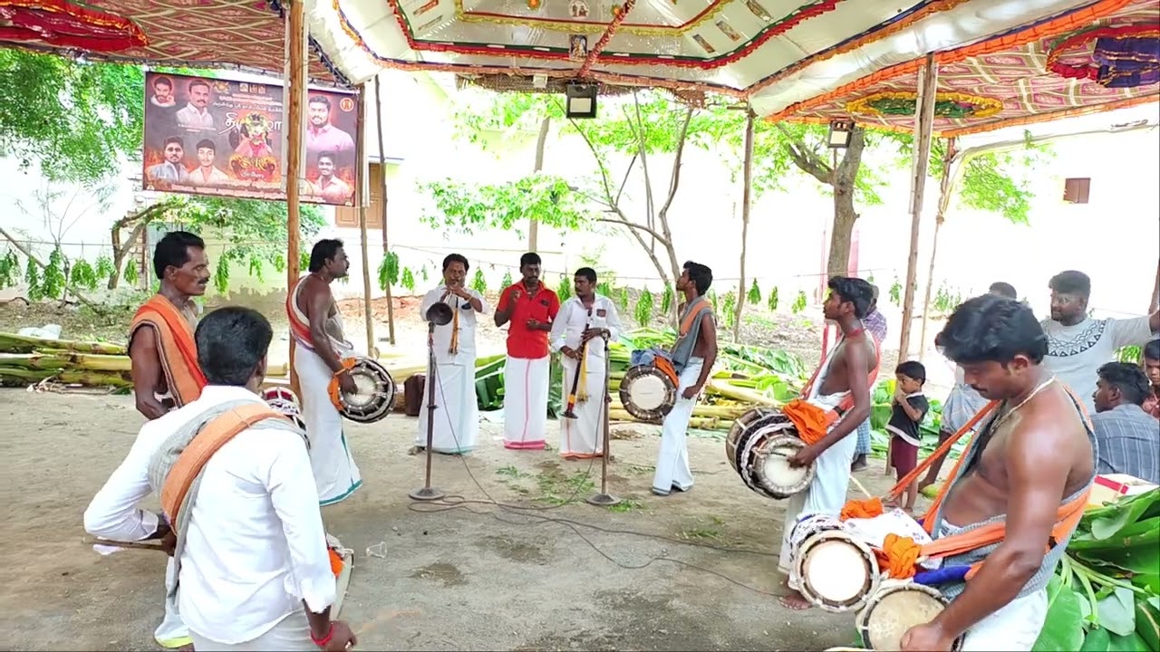 kovilpatti valluvar nagar kaliamman kovil kodai 2024 S.kannan s.muthu naiyandi melam thampaloorani