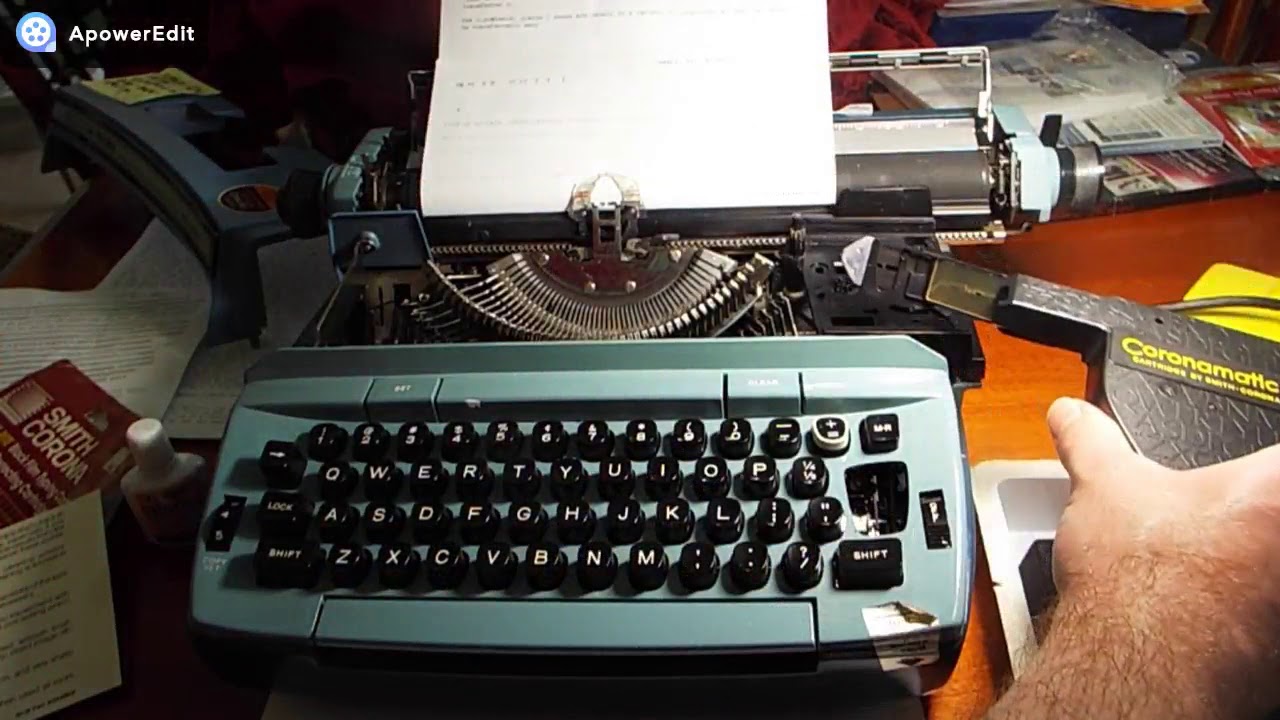 Smith Corona Coronet Super 12 Cartridge Replacement & Correction System Overview
