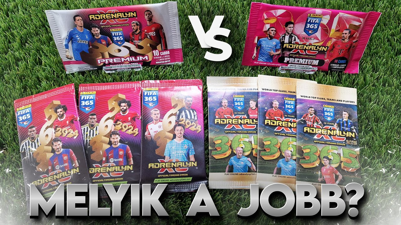 Panini Adrenalyn XL FIFA 365 | 2024 vs 2025