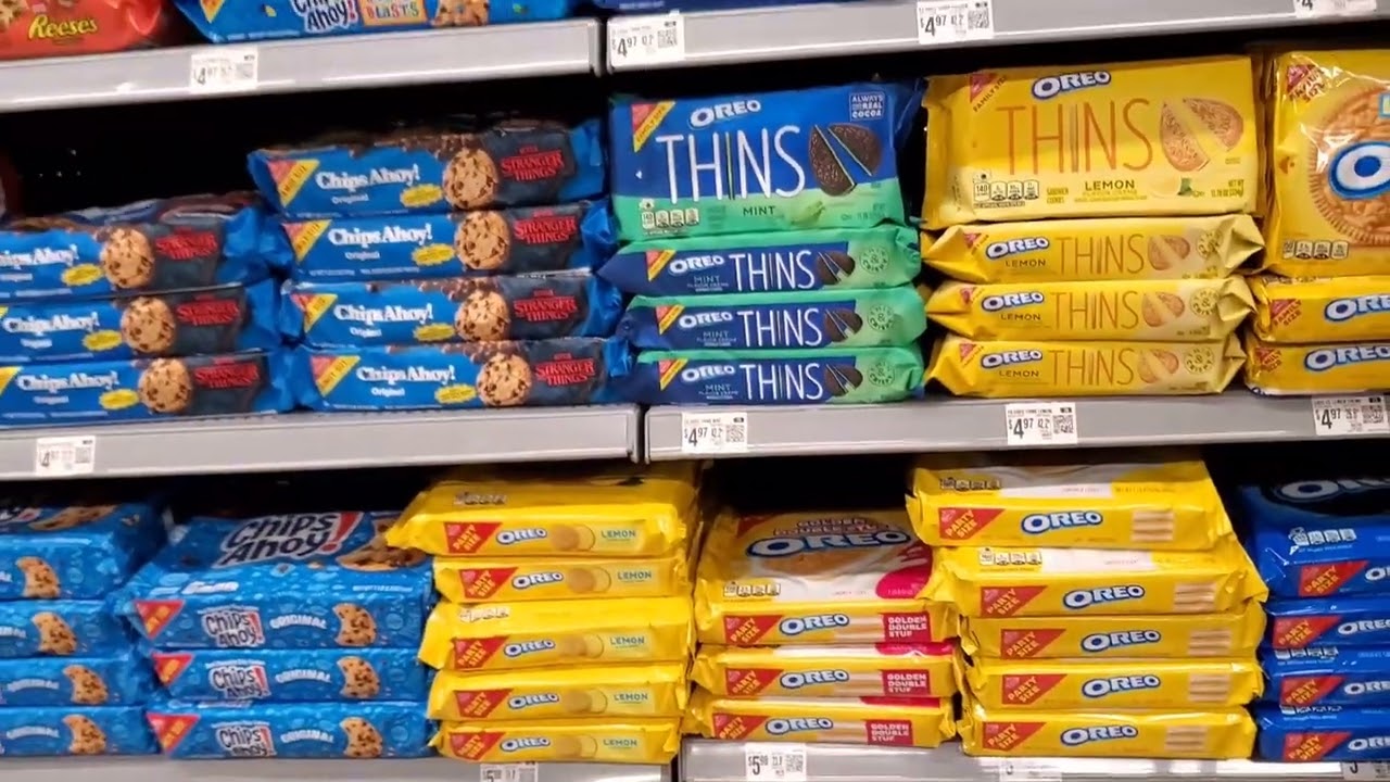 WOW! ASMR! TAKE A TOUR OF COOKIES AISLE NEW AT WALMART! #Walmart #amazing #asmr #deal #sale 