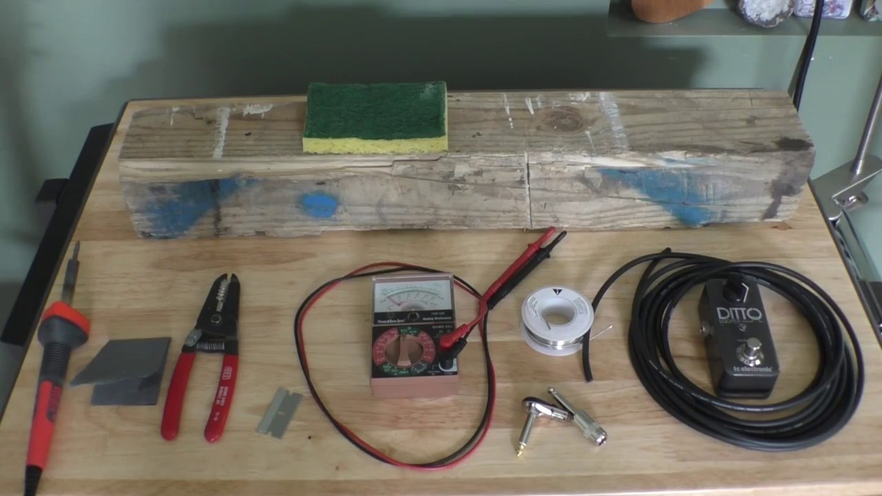 Soldering Pedal Board Patch Cables and Guitar Cables
