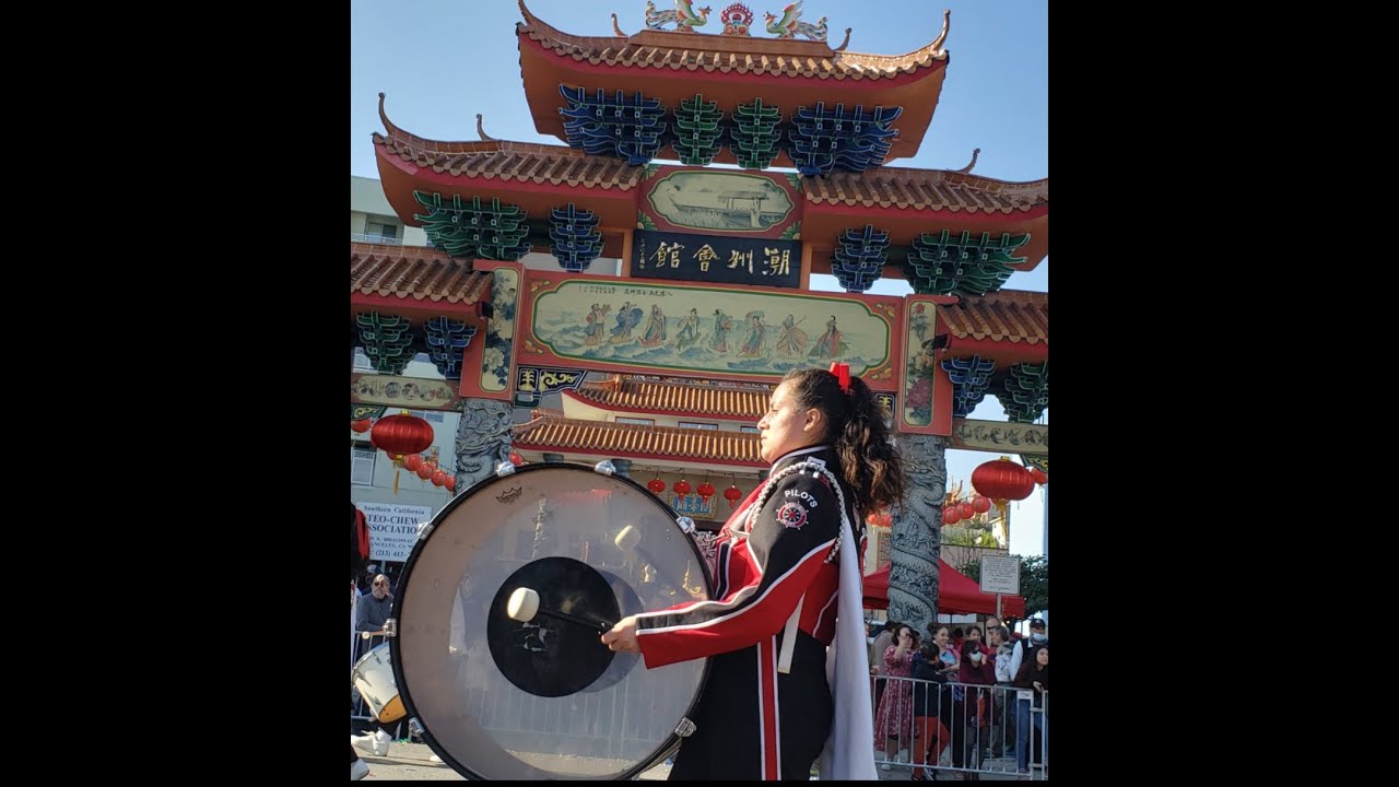 BHS 01-28-2023 Glamorous Life Banning High Marching Pilots Golden Dragon Parade Drill Team
