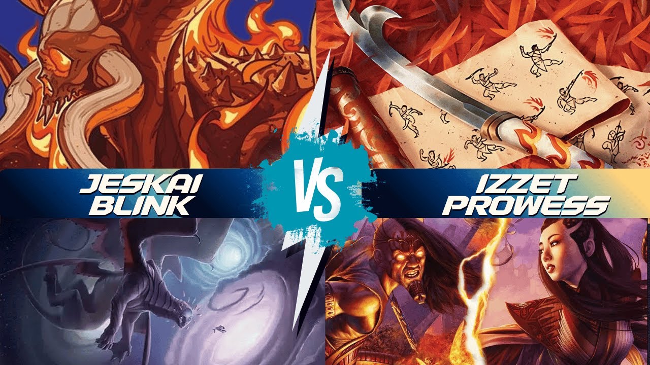 Jeskai Blink vs Izzet Prowess | Modern Paper Gameplay