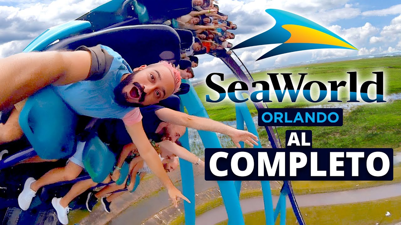 🔴SeaWorld Orlando 😨 Pierdo el norte en la impresionante montaña rusa Manta