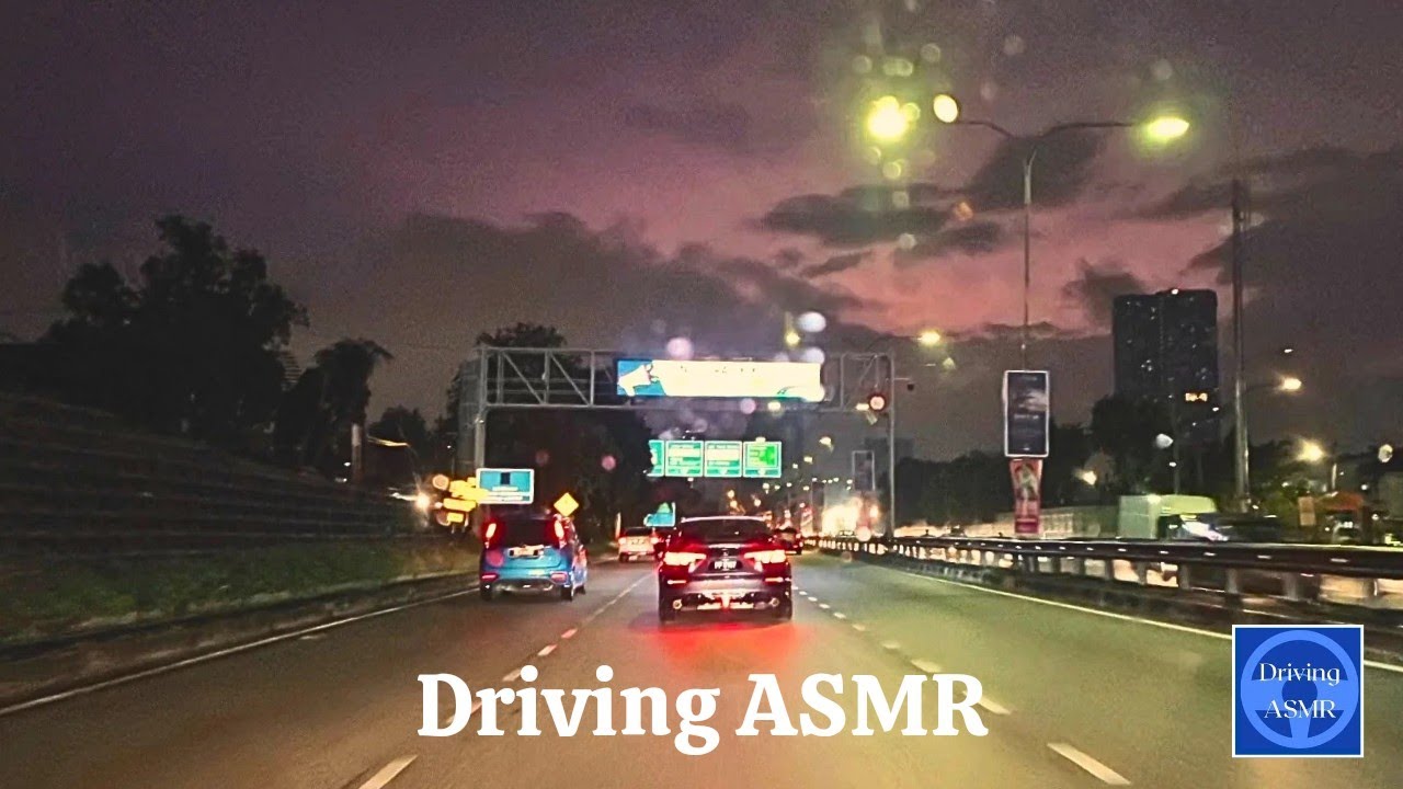 Rainy Night Driving | Driving ASMR