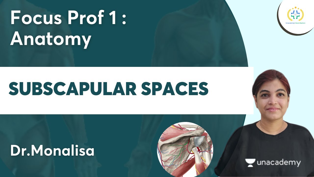Подлопаточные пространства | Фокус Проф 1: Анатомия | Unacademy Future Doctors l Доктор Моналиса
