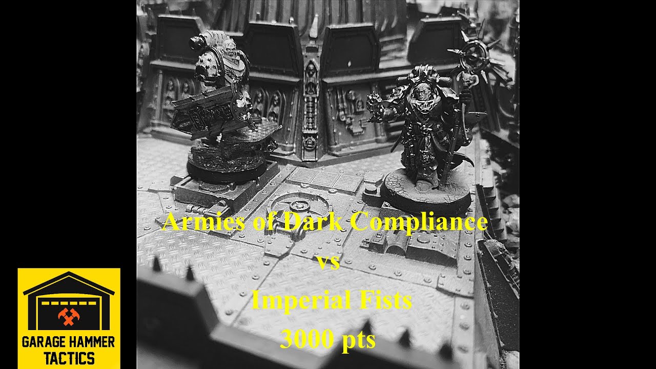 Armies of Dark Compliance Vs Imperial Fists - Warhammer 30k Horus Heresy battle report