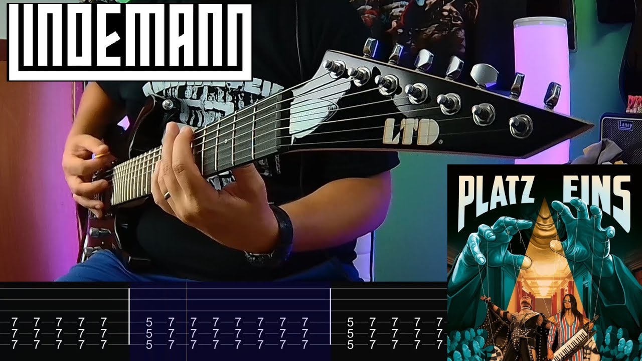 Lindemann - Platz Eins |Guitar Cover| |Tab|