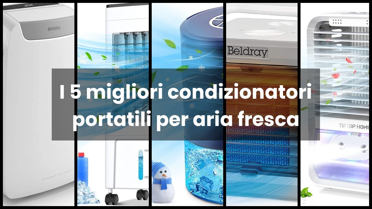【Condizionatore portatile aria fredda】I 5 migliori condizionatori portatili per aria fresca ✔