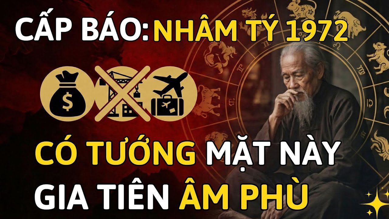 Nhâm Tý 1972: Ai Có 6 Nét Này Trên Mặt Là 
