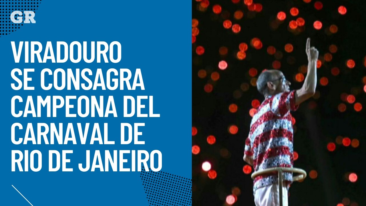 Viradouro se consagra campeona del Carnaval de Rio
