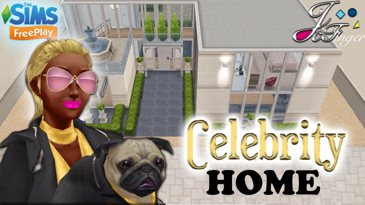 The Sims FreePlay 🐶🏛 💵| CELEBRITY HOME |💵🏛🐶 By Joy.
