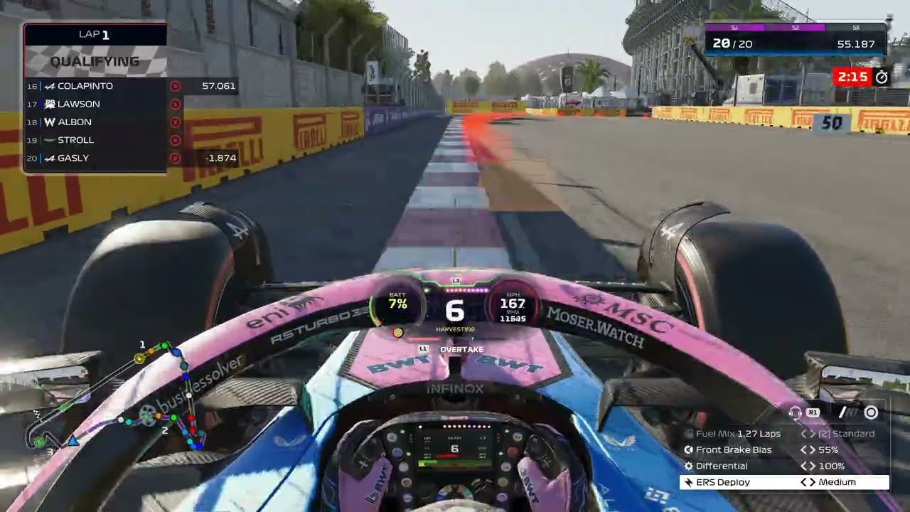 F1 25 Mexico Controller Hotlap + ERS Strategy Included (1:14.185)