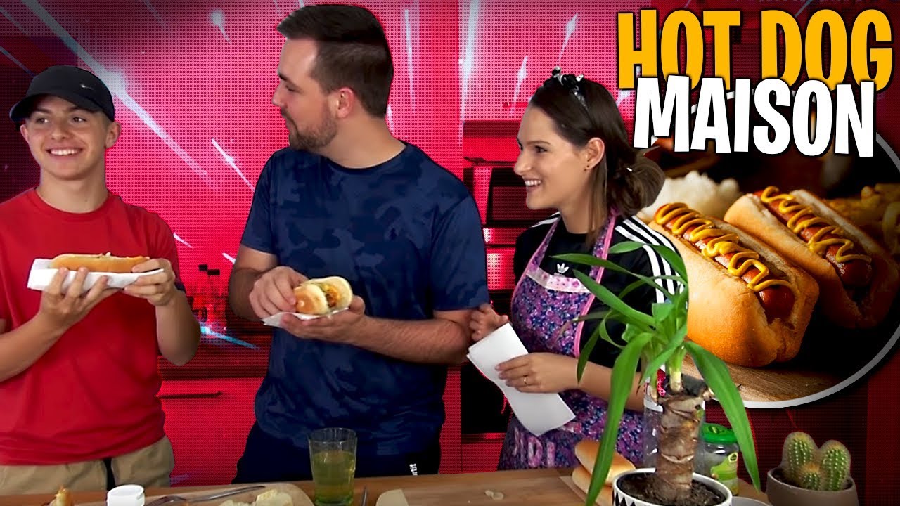 Michou et Valouzz se régalent avec mes Hot-dogs maison, c'est validé ! 🌭