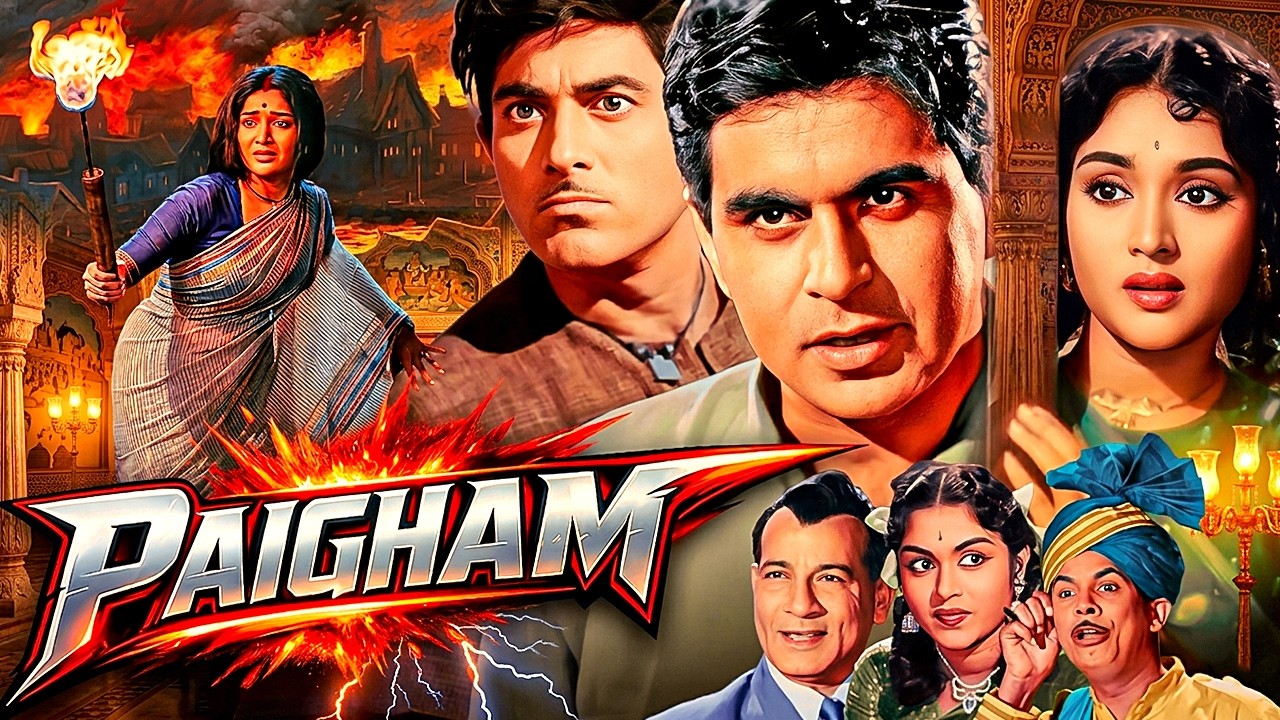 दो भाइयों के बीच छिड़ी जंग 💔 | Dilip Kumar, Vyjayanthimala & Raaj Kumar का सुपरहिट Film | Paigham