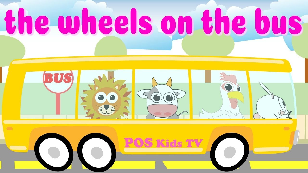 the Wheels On the Bus | Nursery rhyme | Fun rhyme  | FunnyCartoons