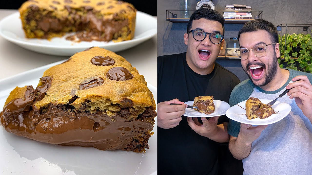 O MELHOR COOKIES GIGANTE RECHEADO | Thigas Ribeiro feat. Igor Rocha