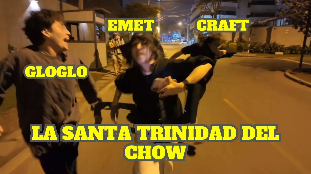 GLOGLO, EMETSUKI Y CRAFT BAJANDO PEPA DE CAMINO A LA SPECIAL HOUSE