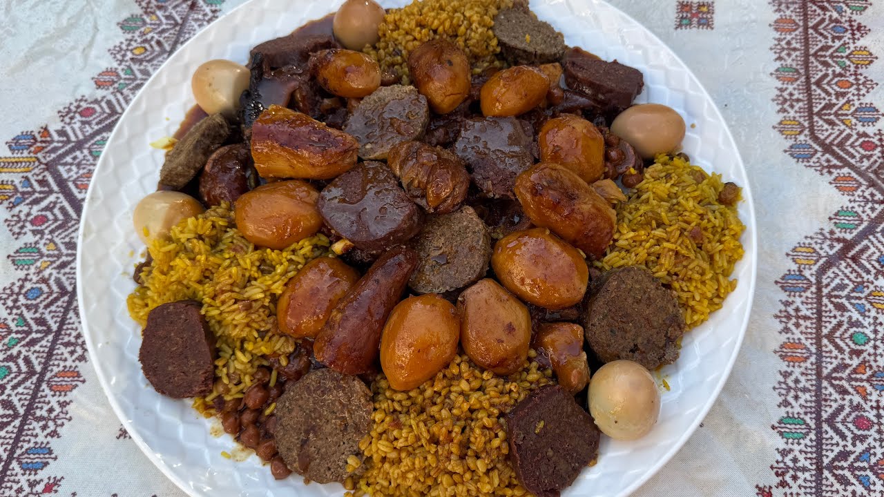 skhina dafina السخينة او الدفينة وصفة من المطبخ اليهودي المغربي قدمتها لكم على اصولها