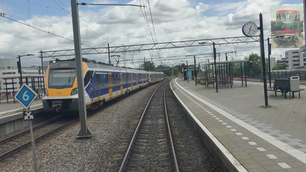 Поездка с машинистом поезда из Хофддорпа в Зволле.