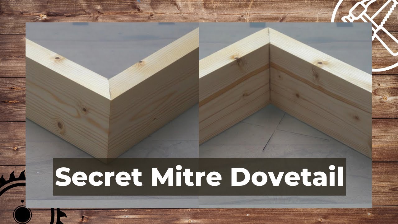 How to Cut a Secret Mitre Dovetail | Full Blind Dovetail