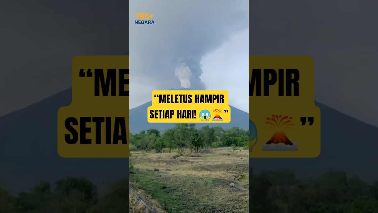 “Gunung Paling Aktif di Dunia Ada di Indonesia! 😱🌋”
