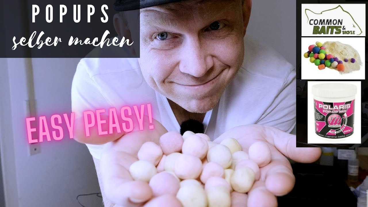 Popups selber machen - Mainline Polaris + Common Baits Popup Mix