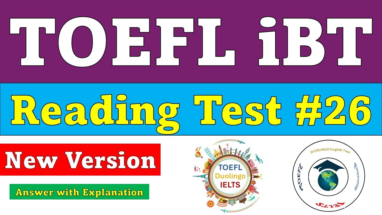 2025 December TOEFL iBT New Reading Test #26 - Answers with explanation