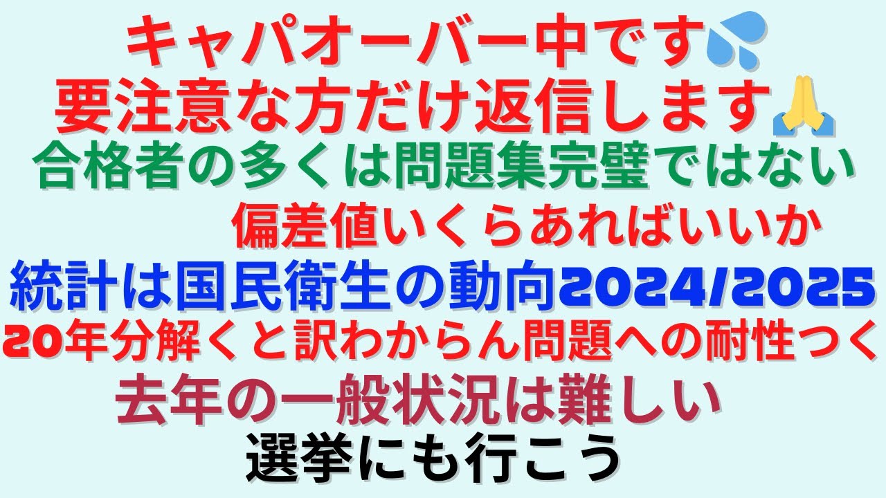 勉強法は固定コメントご覧ください。チャプターあります
