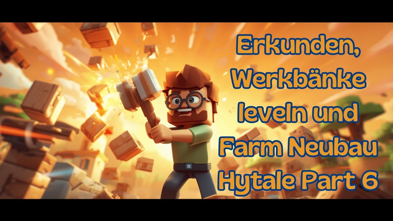 Erkunden, Werkbänke levell und Farm Neubau | Hytale Part 6 | Kreftikus26 Uncut Stream vom 25.01.2026