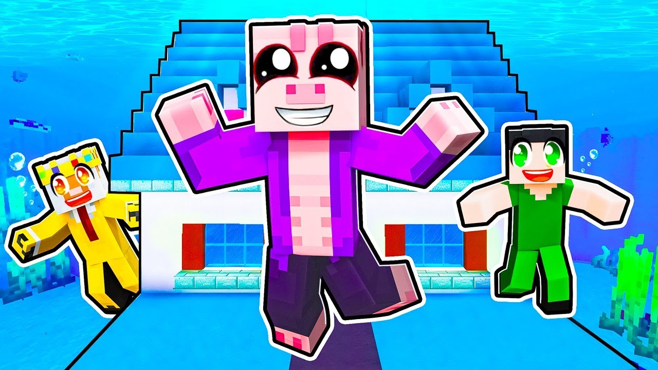 Stavím PODVODNÍ DŮM v Minecraftu!