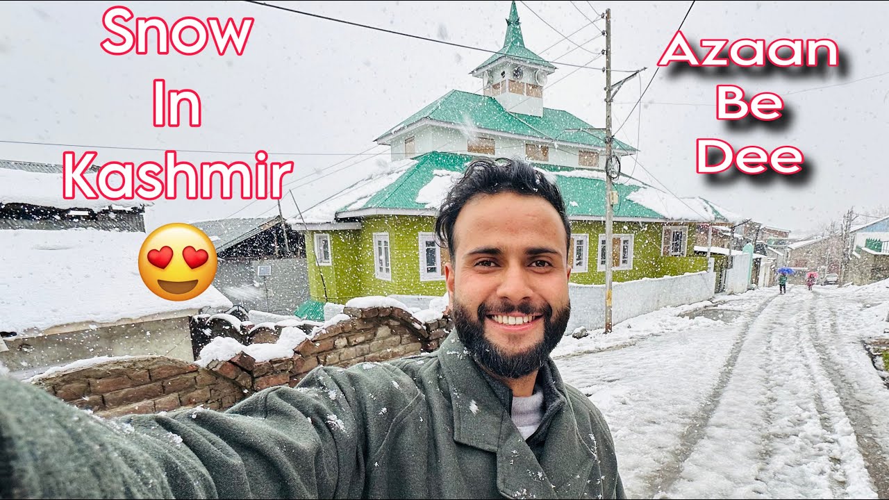 Finally Kashmir Mei Snow Hogayi ❄️☃️ Aur Subha Ki Azaan Deina Ka Moka Mila