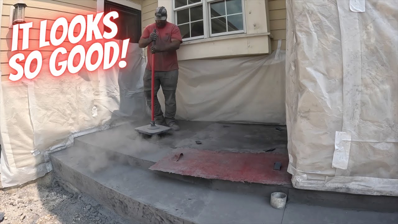 Making an old stoop look fantastic!