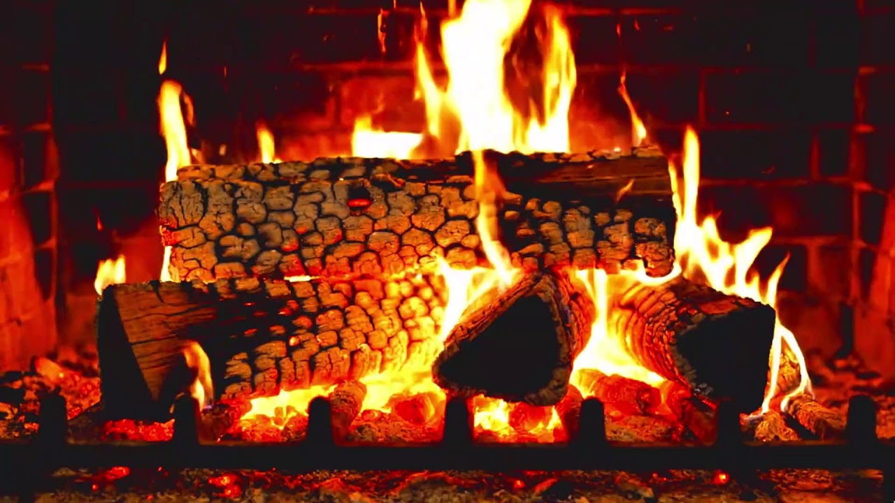 This Cozy Fireplace Will Melt Your Stress Away 🔥 Relaxing Fire Sounds